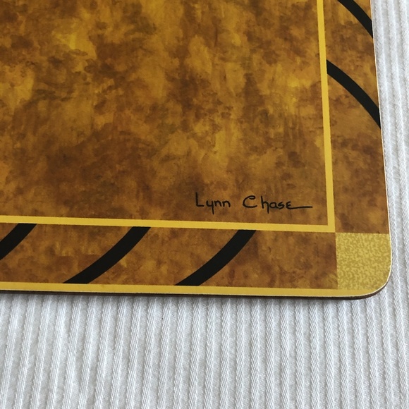 Lynn Chase Designs Art Deco Wooden Placemats $75 each - Picture 2 of 10